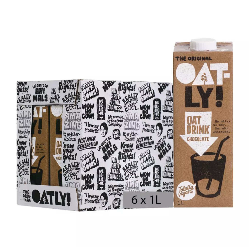 Sữa Yến Mạch Oatly Oat Milk Chocolate nhập khẩu từ Thụy Điển