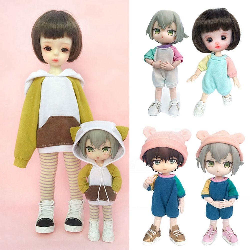 Bộ Quần Áo Ngủ Dễ Thương Dành Cho Búp Bê 1 / 12BJD ob11 obitsu 11