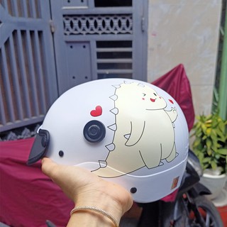nón bảo hiểm khủng long cute