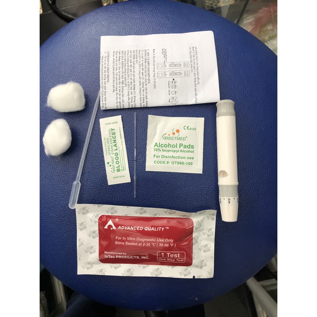 Test Thử HIV tại nhà có BS hướng dẫn (an toàn,bảo mật)
