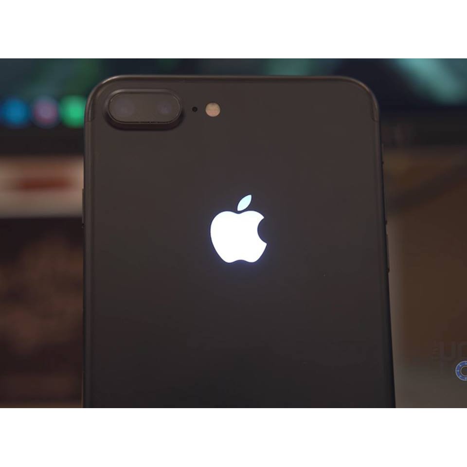 Miếng dán Logo Táo phát sáng cho iPhone 4-4S-5-5S-6-6S-7-8 (Dạ quang, KHÔNG dùng pin)
