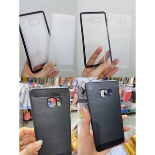 Ốp Samsung Note 7/ Note FE dẻo viền lưng trong suốt
