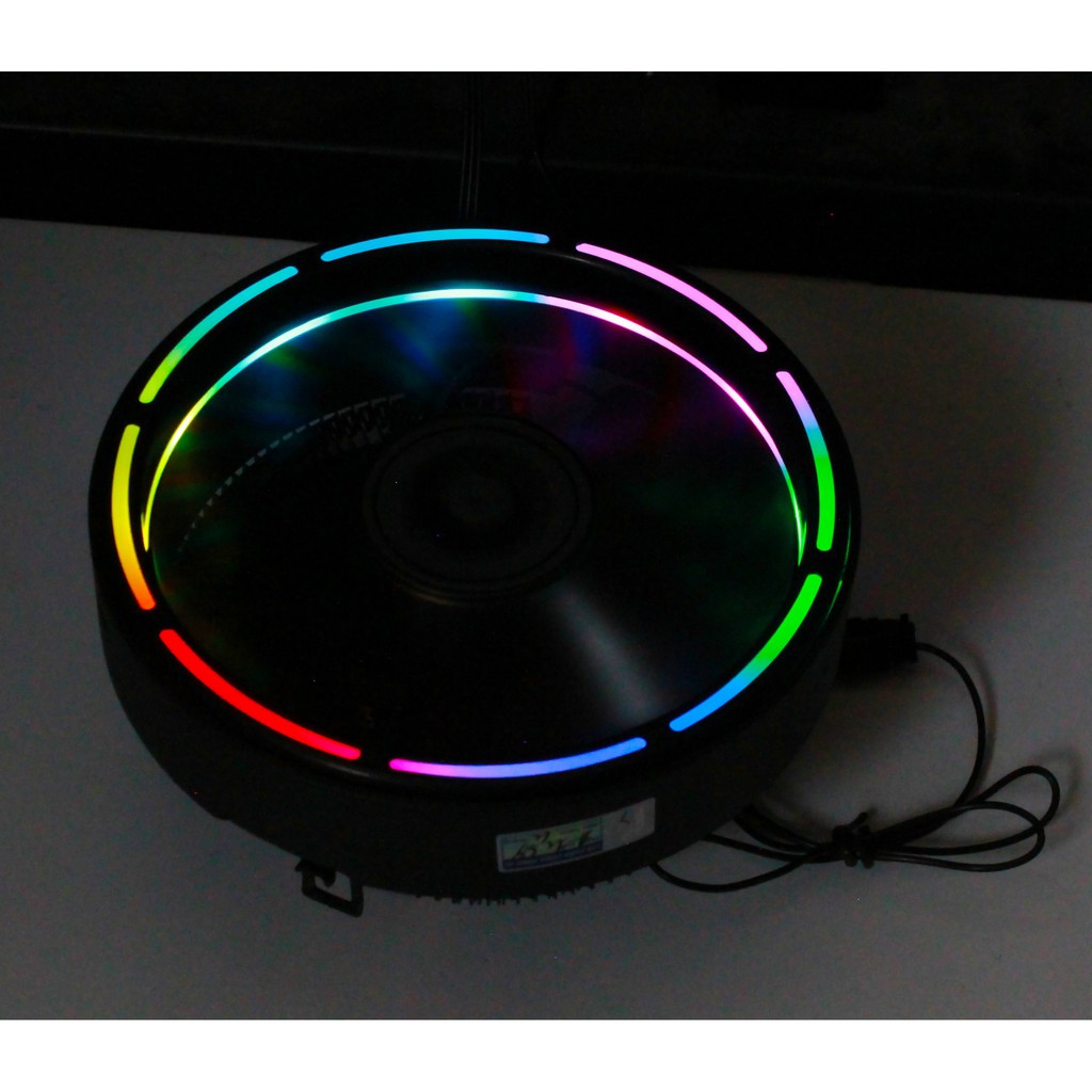 Fan Tản Nhiệt CPU Leto II, Led RGB 16 Triệu Màu, 366 Hiệu Ứng - Tự Động Đổi Màu Không Cần Hub