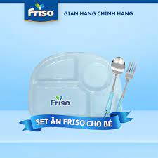 Bộ chén ăn dặm bằng sứ kèm 2 muỗng Quà tặng từ Friso