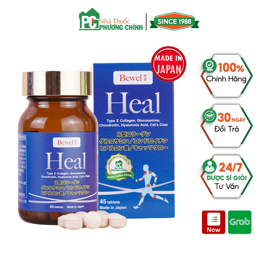 Viên Uống Xương Khớp Bewel Heal Giúp Giảm Đau Xương Khớp, Vận Động Dễ Dàng