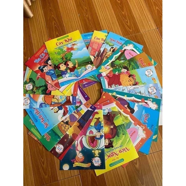 Siêu Sale] Bộ 20 C.uon Truyệ.n Tranh Cổ Tích Song Ngữ Cho Bé (Ngẫu nhiên)