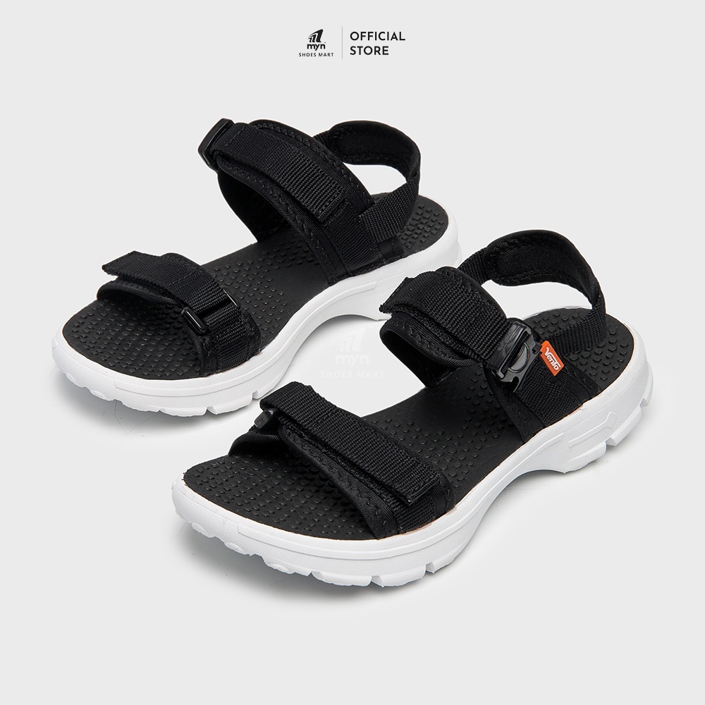 Giày Sandal Vento Nữ - W1 H07007 - công nghệ IP - quai dán- màu Đen