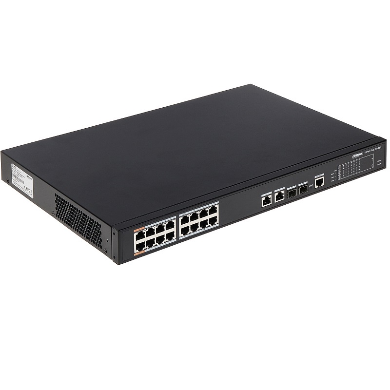 Switch PoE 16 cổng DAHUA DHPFS421816ET190, Chính Hãng Dahua DSS Việt Nam