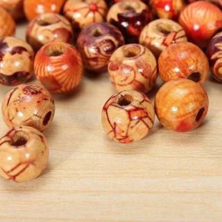 Nút gỗ hoa văn làm trang trí