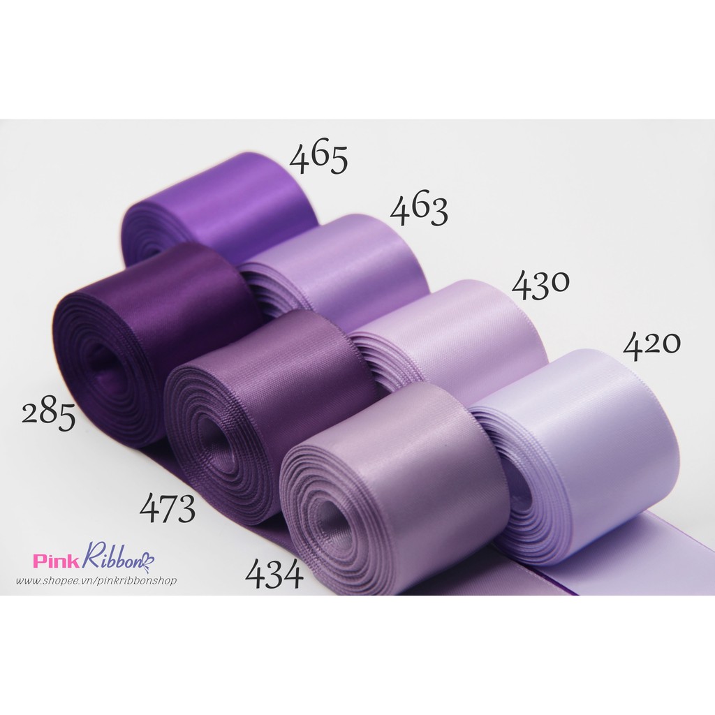 Ruy băng satin loại đẹp - Cuộn 5Mét - Link 9/12