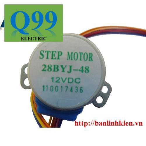 [Giá rẻ] [Q99] Động Cơ Bước 12V STEP MOTOR 28BYJ-48 12VDC Zin