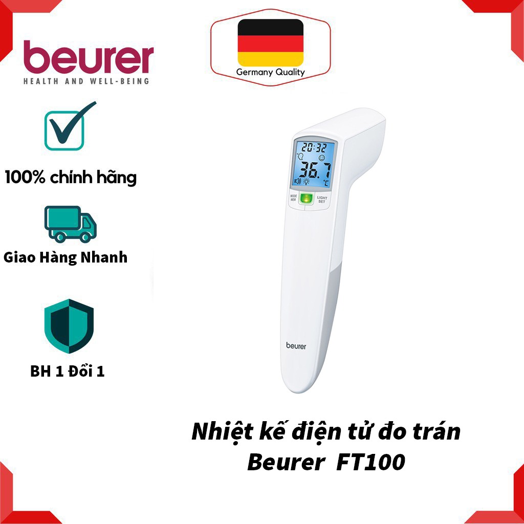 NHIỆT KẾ BEURER FT100 -– Nhiệt kế hồng ngoại đo trán không tiếp xúc