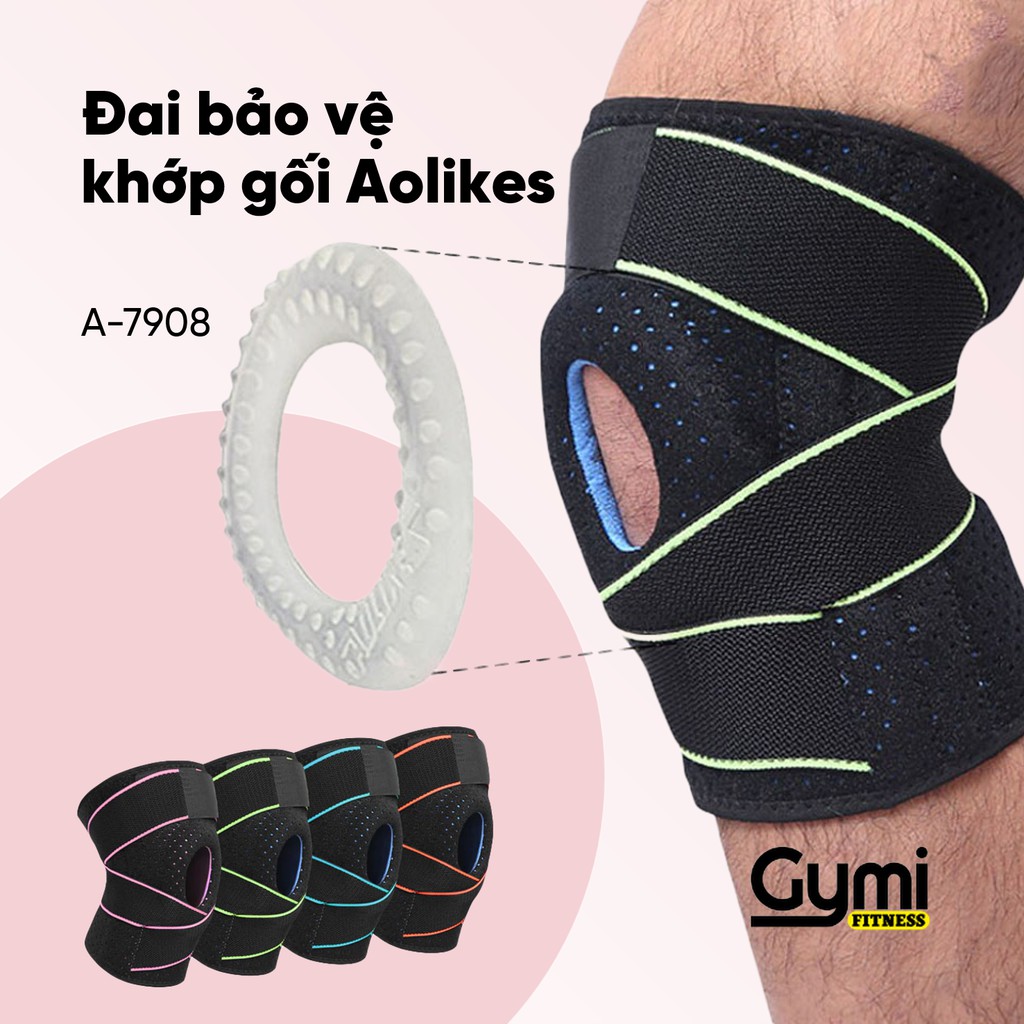 Đai Cuốn Bảo Vệ Khớp Gối Cao Cấp Aolikes A-7908