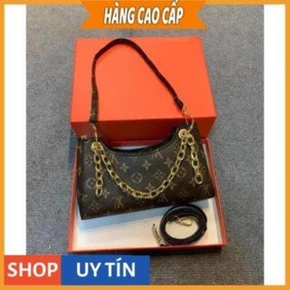 Túi xách nữ đeo vai đeo chéo Túi kẹp nách xách tay da vân cá sấu hàng 3 dây mẫu mới nhất TKNA03 + hình thật