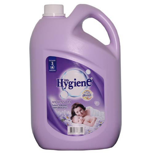 NƯỚC XẢ VẢI HYGIENE HƯƠNG HOA VIOLET CAN 3500ML - TÍM