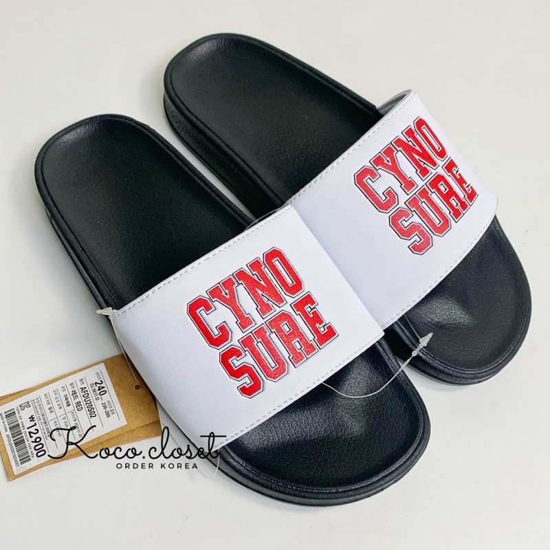 Dép Shoopen Big Typo Cyno Sure màu Đỏ Chính hãng