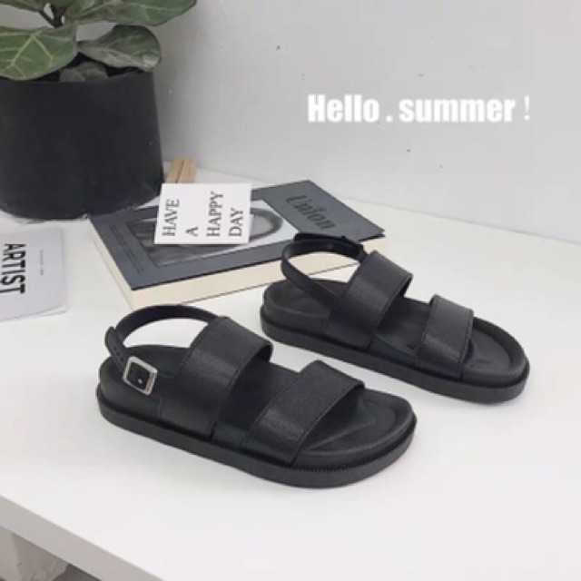 Dép sandal 2 quai dẻo nữ