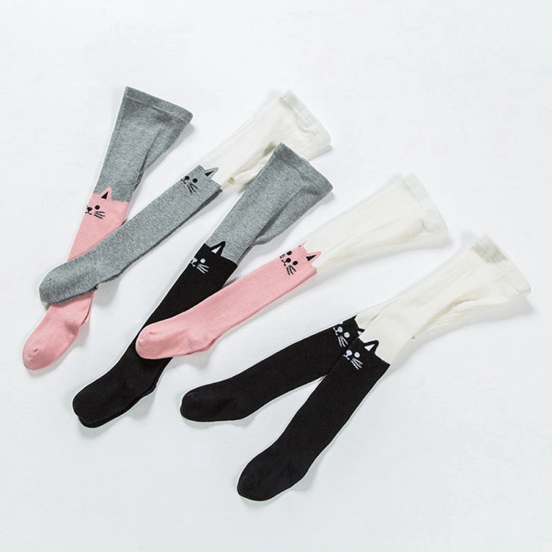 Quần tất cotton mềm mại thiết kế đáng yêu cho bé