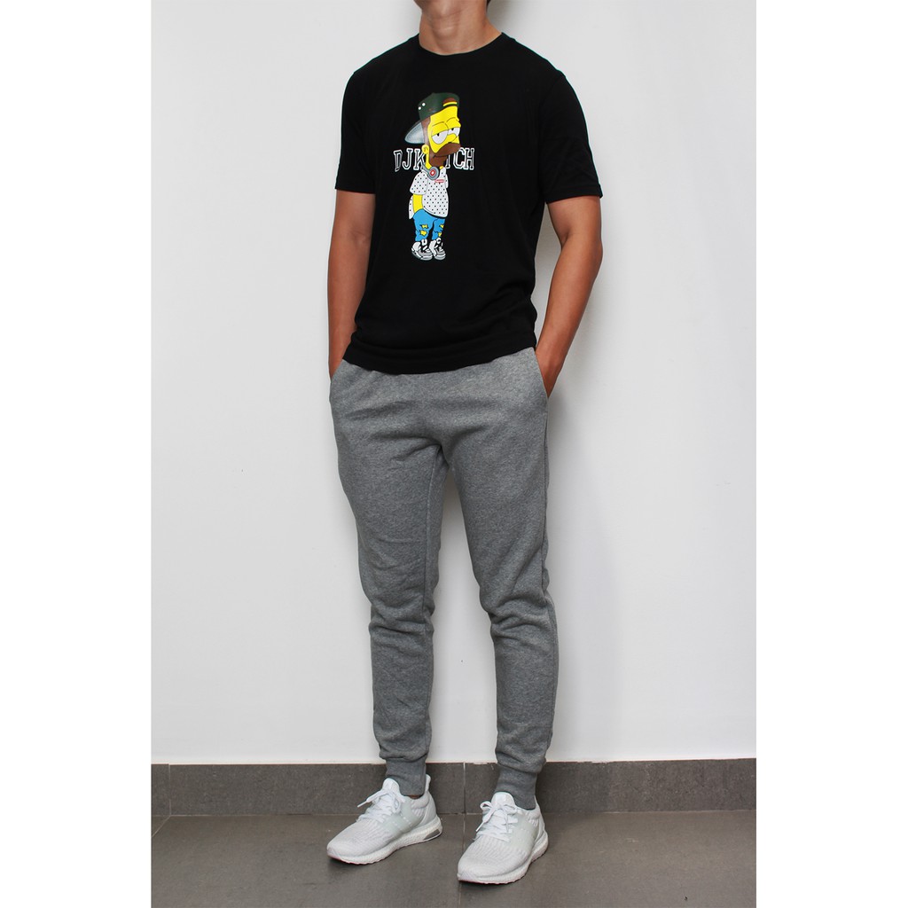 Quần Jogger THUN DA CÁ, 1 màu trơn, form unisex nam nữ mặc được, big size 110kg | BigBuy360 - bigbuy360.vn