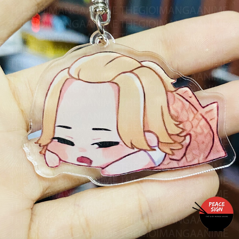 (mica trong acrylic)  Móc khóa TOKYO REVENGERS ver BÁNH CÁ Kịch Trường Của Takemichi anime chibi xinh xắn