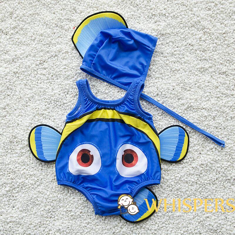 Whisper - Đồ bơi một mảnh in họa tiết dễ thương cho bé gái
