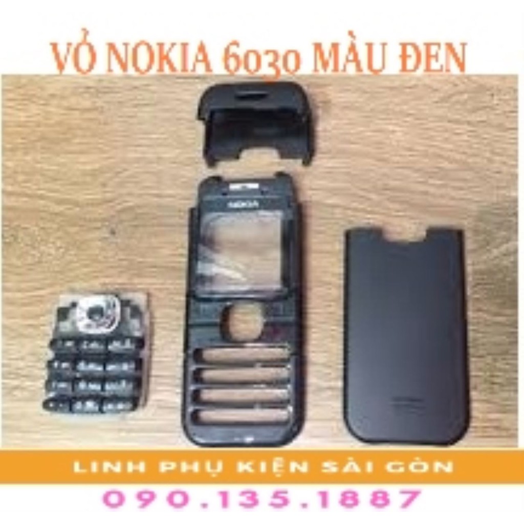 VỎ NOKIA 6030 MÀU ĐEN