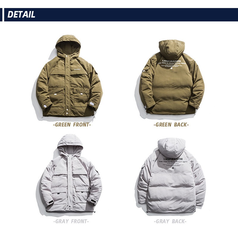 Áo phao đôi nam nữ siêu dày ấm đại hàn phong cách ulzzang Hàn Quốc H9777