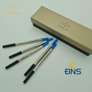 [RẺ VÔ DỊCH] COMBO 5 Ruột Ngòi Bút Ký Dạ Bi, Ruột Ngòi Bút KÝ Cao Cấp Parker - Xanh/Đen 0.5mm