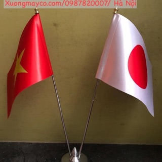 Cờ để bàn nhật bản Việt nam ( ảnh thật 100%)