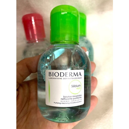 Bio.derma Nước tẩy trang cho da nhạy cảm Sensibio H2O - Hồng 100ml BITT01