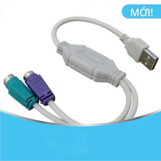 Cáp chuyển đổi từ máy tính cổng usb sang cổng ps2 của bàn phím , chuột ps2 loại thường usb -> ps2
