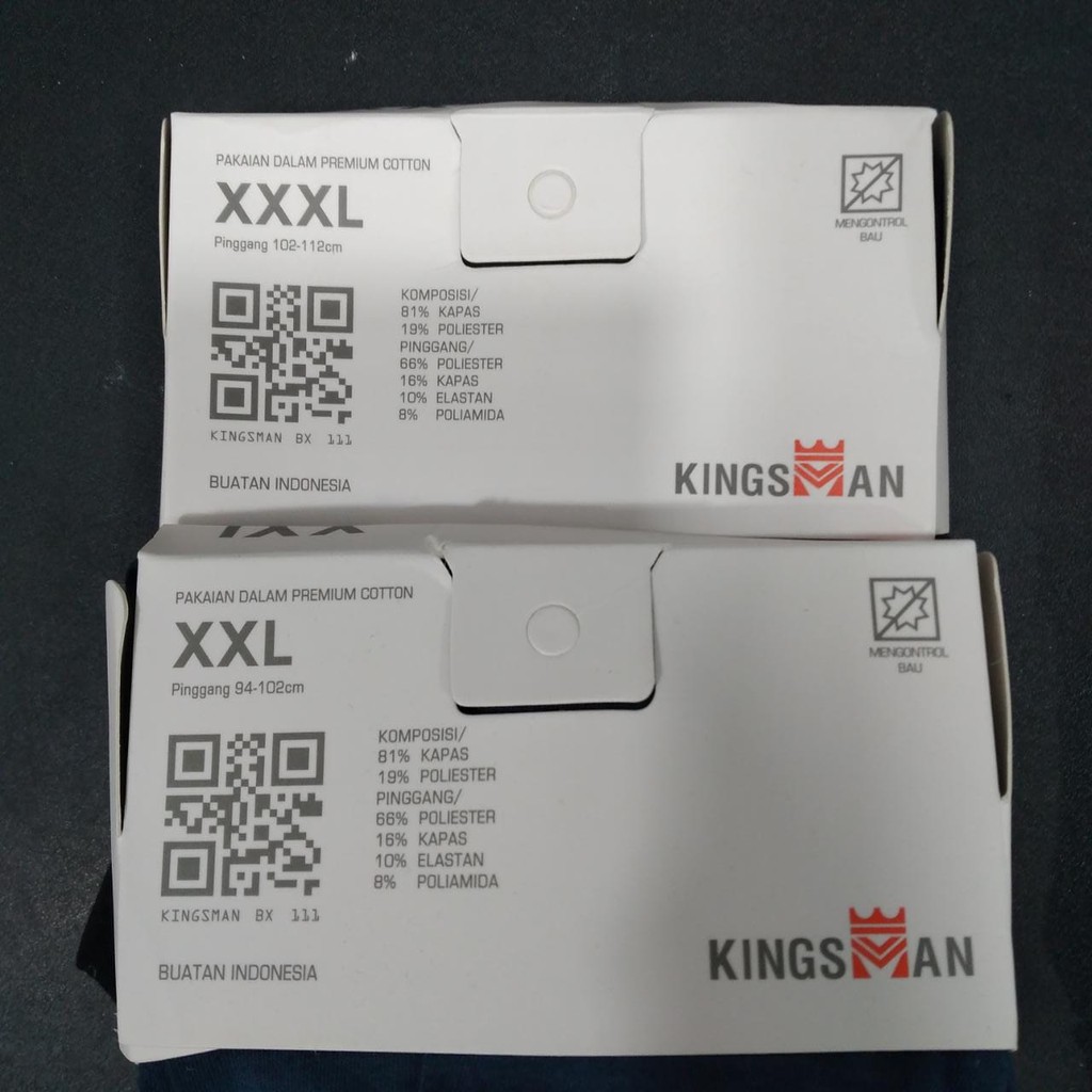 Set 2 Quần Lót Boxer Kingsman Size 2xl-3xl