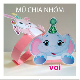 [Đồ dùng dạy học] Mũ chia nhóm, mũ đóng vai kể chuyện