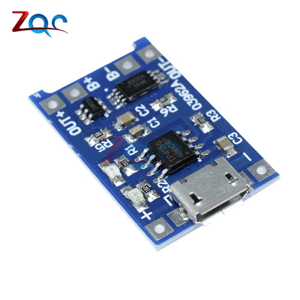 Bảng Mạch Sạc Pin Lithium Loại c Micro USB 5V 1A 18650 TP4056 Có Chức Năng Bảo Vệ