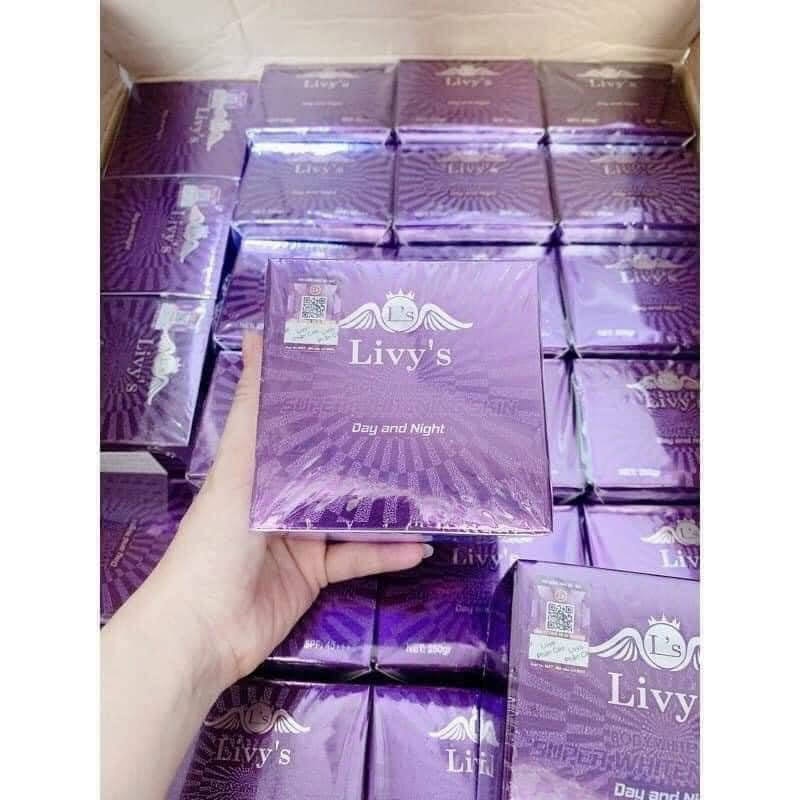 Kem Body trắng da thái lan Livy tím 250g