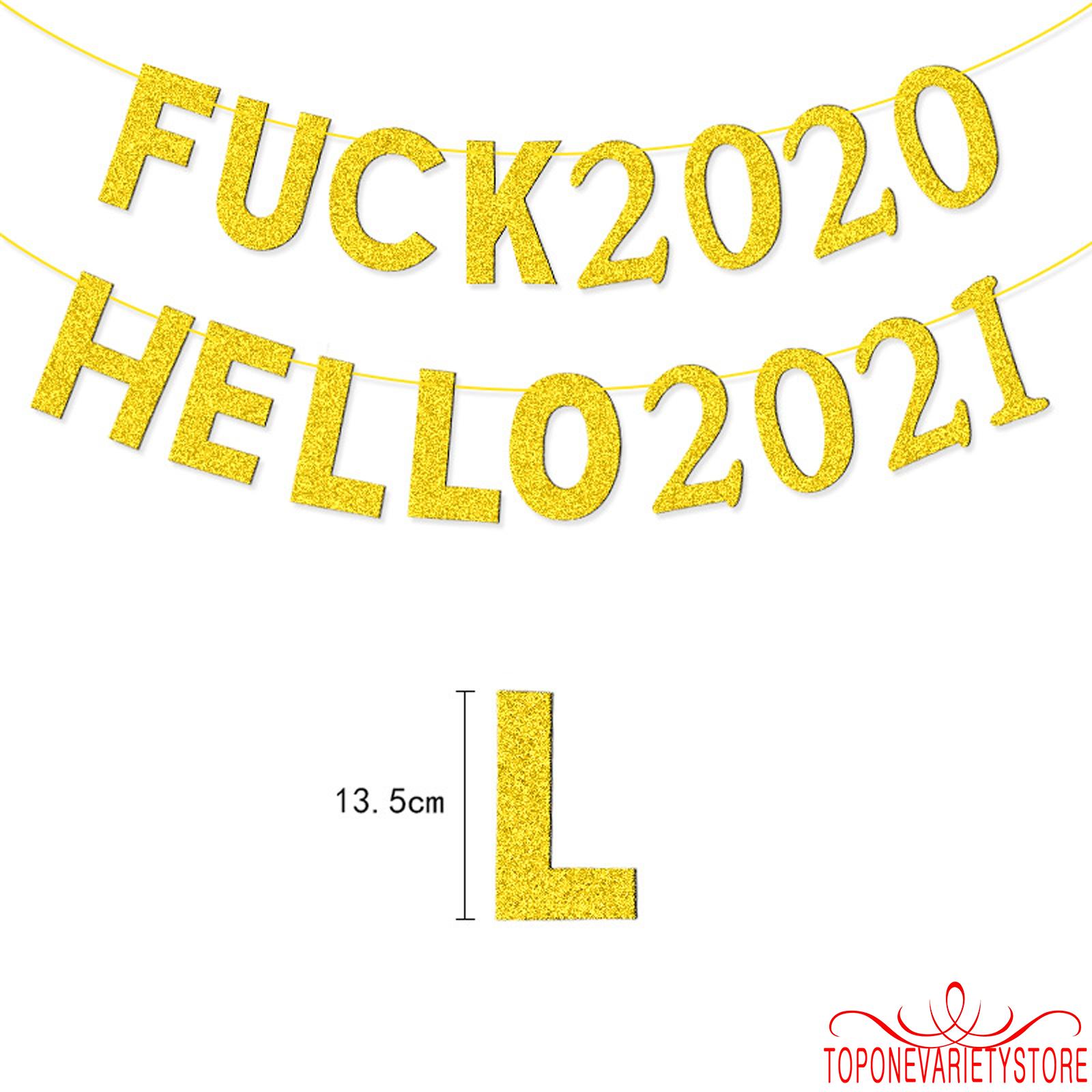 Dây Treo Trang Trí Hình Lá Cờ 2020 Hello 2021