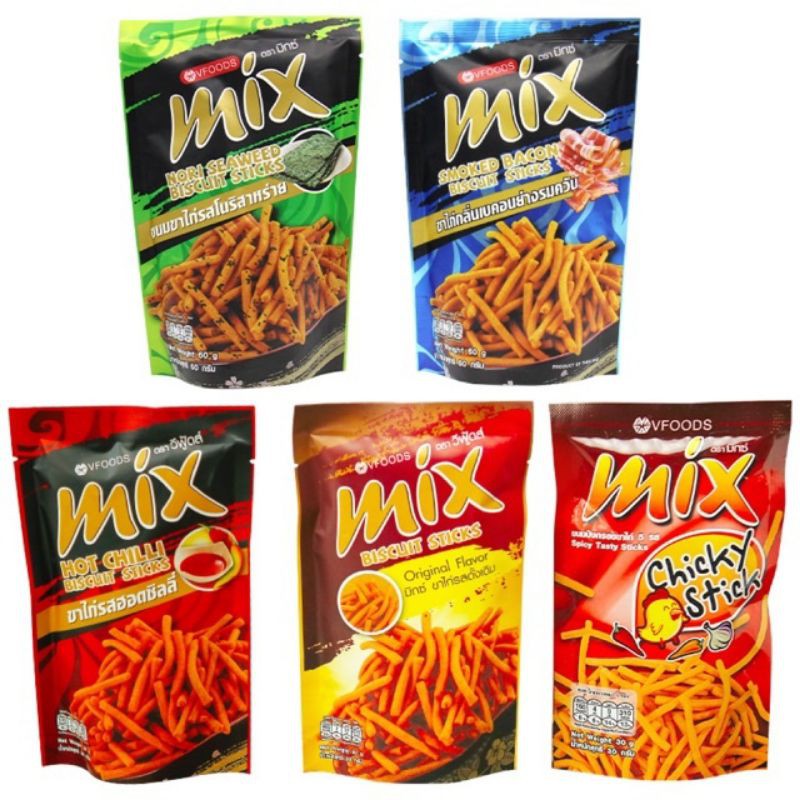 Snack bim bim que Mix Vfoods Thái Lan 60g