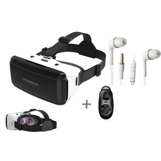 Kính Thực Tế Ảo VR Shinecon G06 Pro Chơi Tất Cả Game Vr Và Phim 360 Tặng Tay Cầm Chơi Game Bluetooth 3.0 Và Tai Nghe S4s