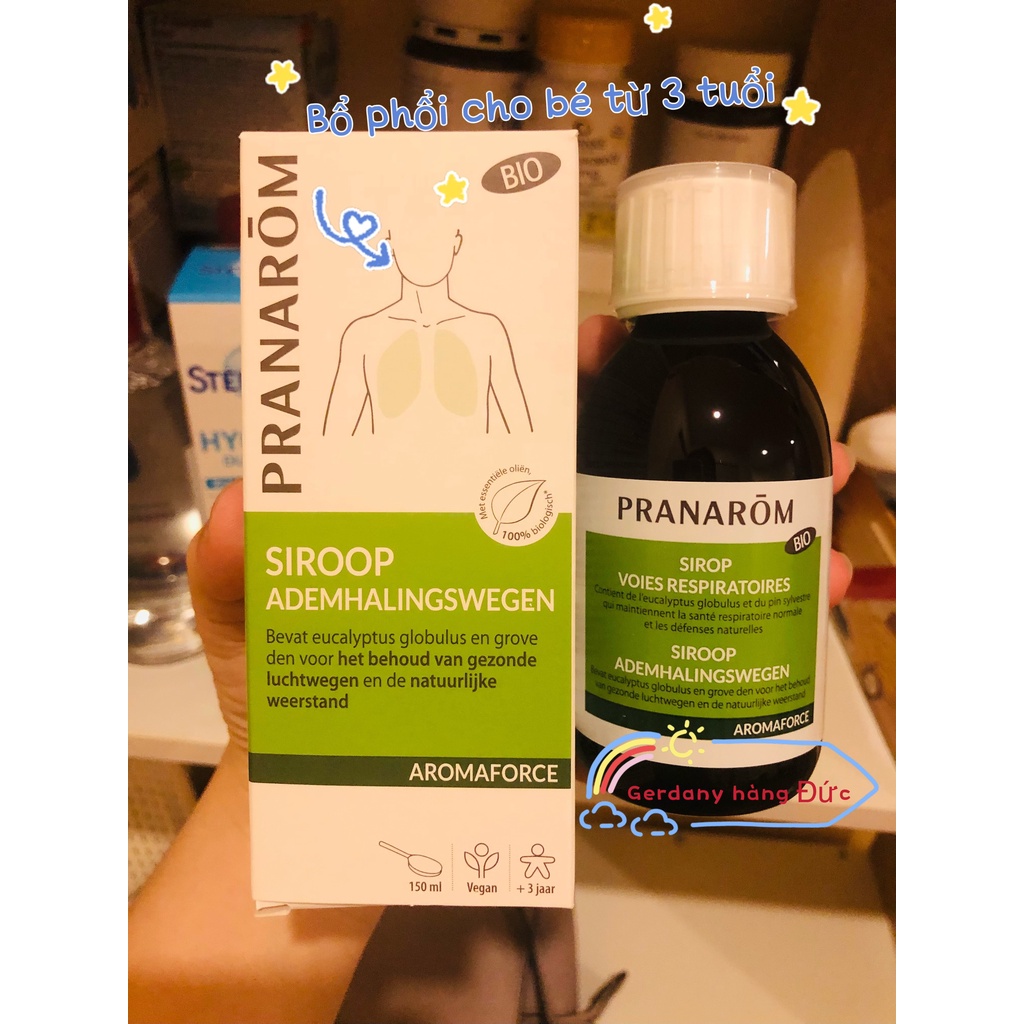 Bổ phổi, giúp phục hồi phổi Pranarom hàng Pháp