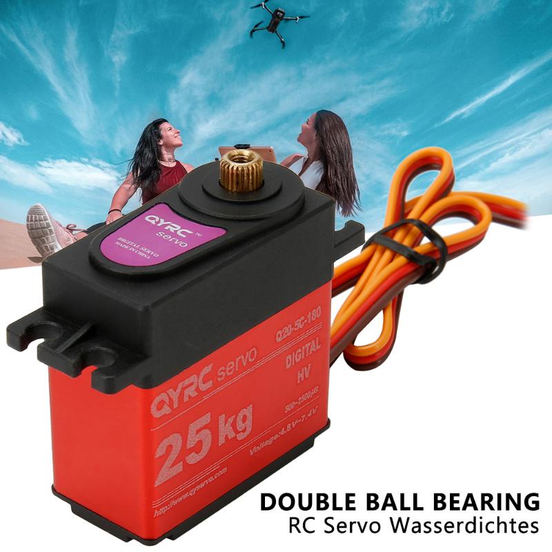 Thiết bị trợ lực động cơ kỹ thuật số 25kg tốc độ cao chống nước cho xe hơi RC