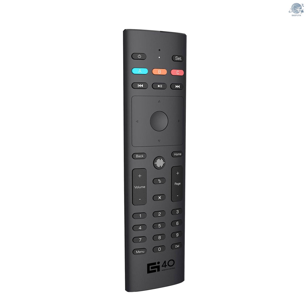 Chuột Bay Thông Minh G40S 6 Trục Điều Khiển Bằng Giọng Nói Với 3 Chế Độ Hồng Ngoại Cho Tv Android Tv Box Pc