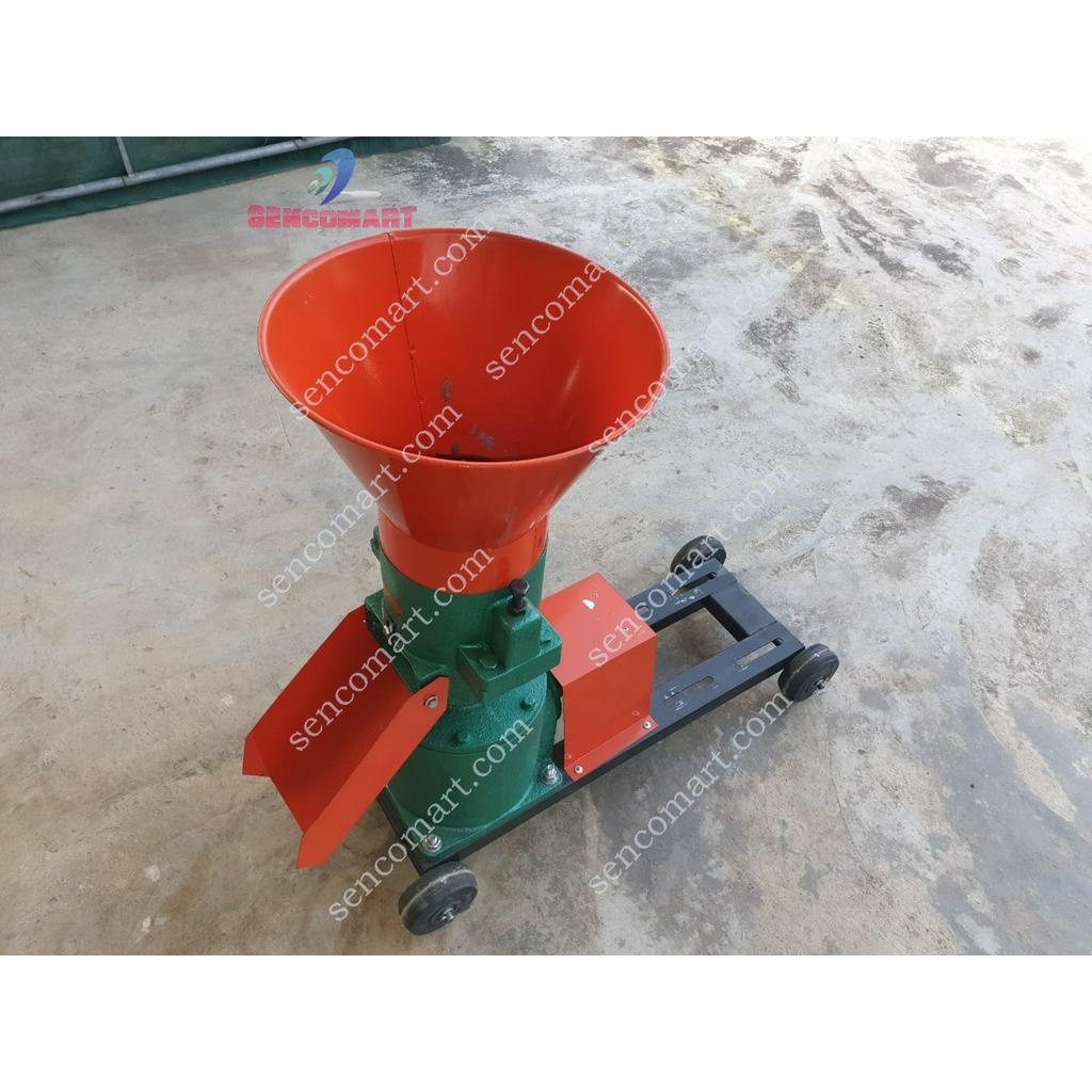 Khung Máy Ép Cám Viên Trục Đứng S160 3 Quả Lô Không Mô Tơ