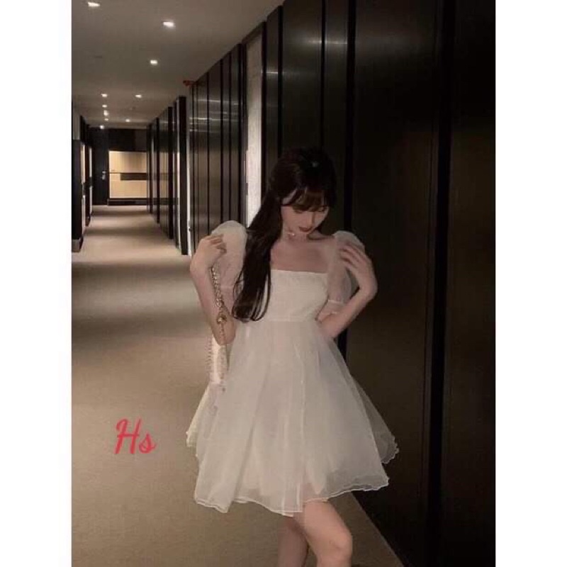 Váy von xoè 2 lớp HS6