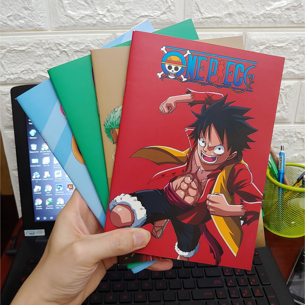 Bộ 4 quyển vở One Piece siêu đẹp khổ A5