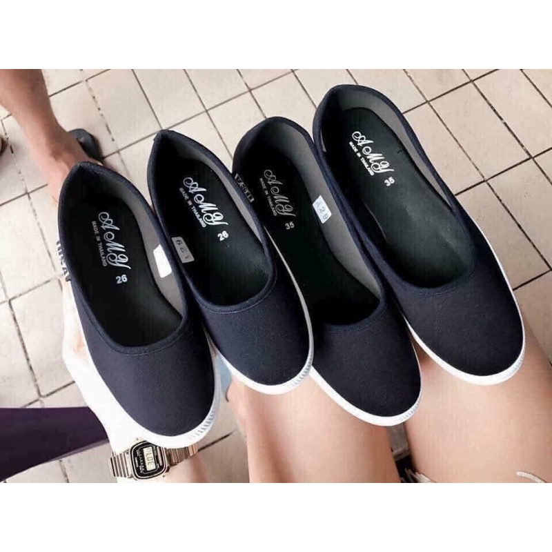 Giày slipon, giày lười Thái êm, ôm chân( giày mẹ)