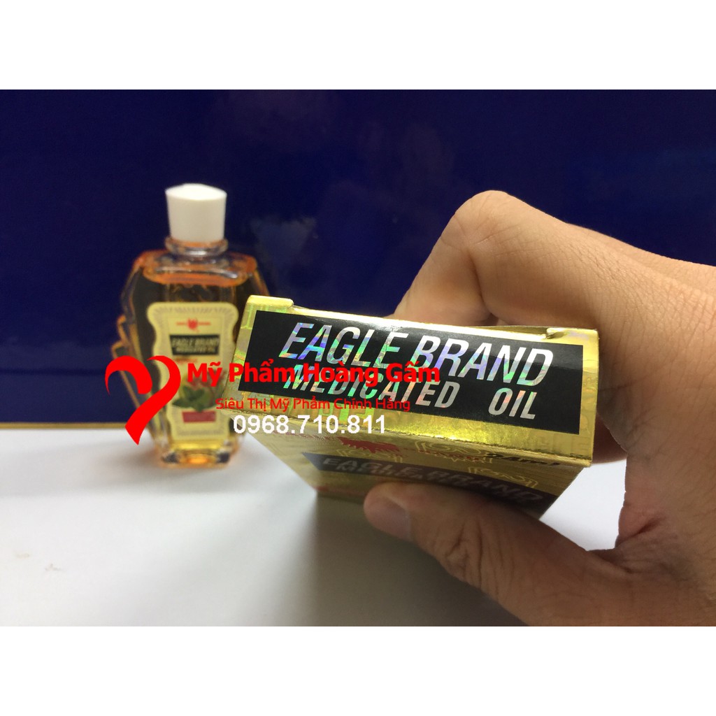 Dầu gió vàng con ó Eagle Brand Medicated Oil Refresh 24ml chính hãng