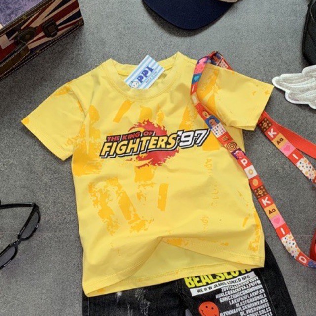 Áo thun bé trai fighters size đại 10-15