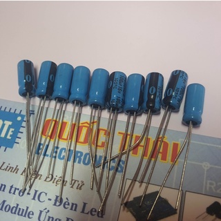 Combo 10 tụ 100uf/16v