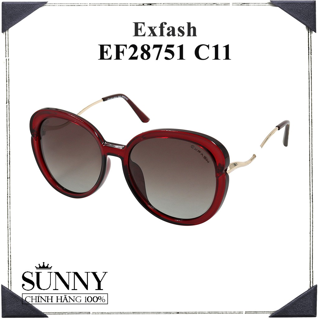 EF28751 - kính mắt Exfash chính hãng Korea, kèm tem thẻ chống hàng giả do bộ công an cấp
