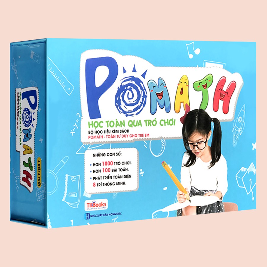 Bộ Học Liệu Kèm Sách Pomath - Học Toán Qua Trò Chơi